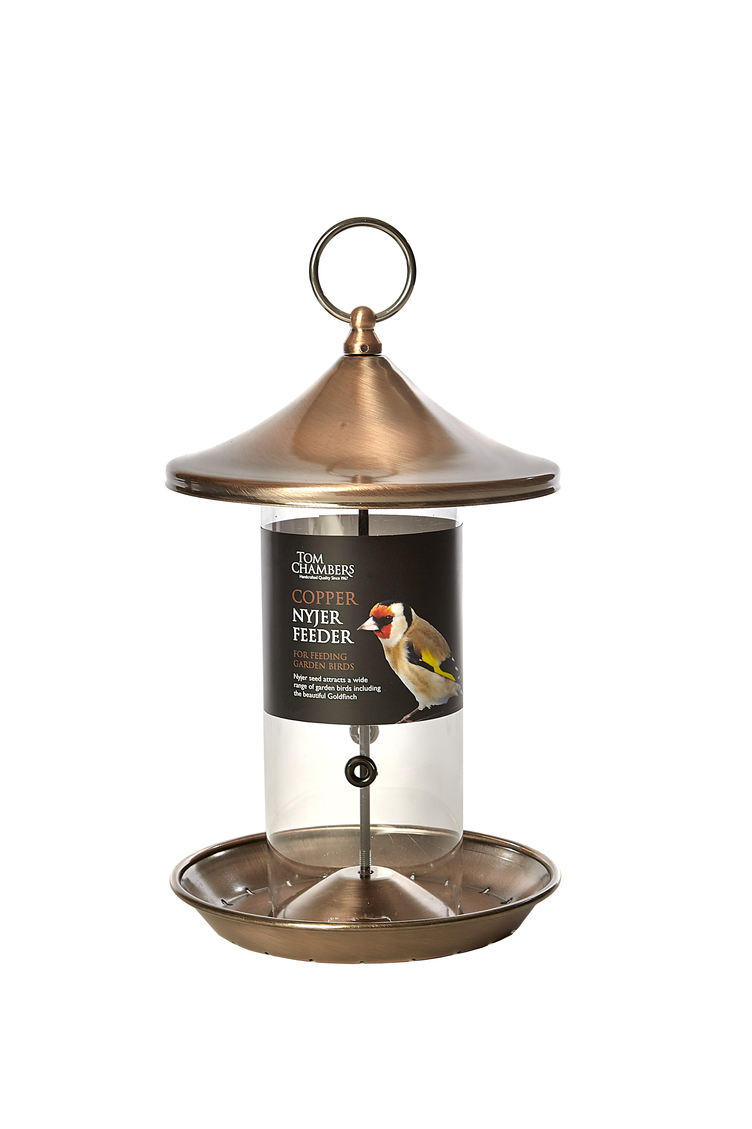 Copper Nyjer Feeder Tom Chambers