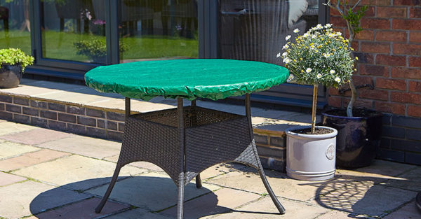 Essentials Garden Furniture Covers, Round Garden Table Cover 150cm Wide
